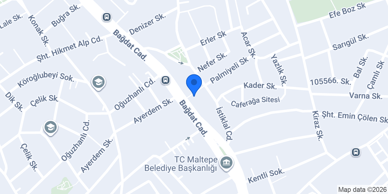 Maltepe tostçusu konumu