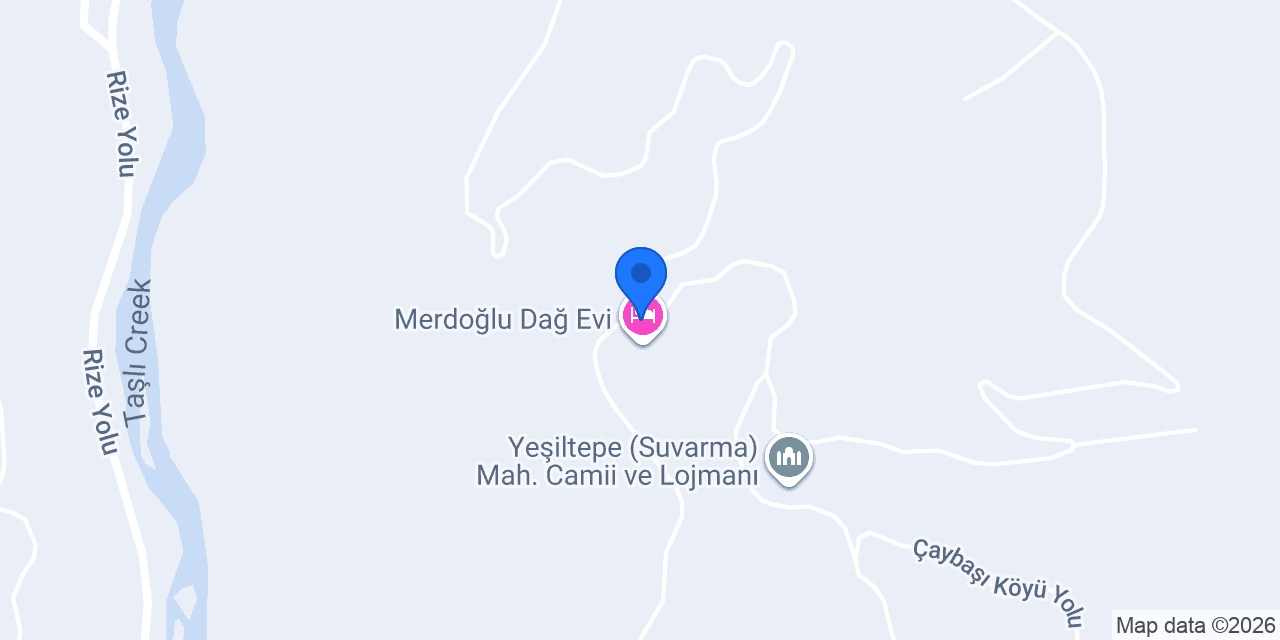 Merdoğlu Dağ Evi konumu