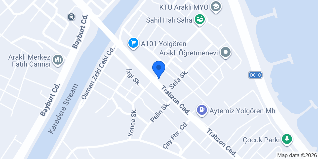 Yiğit Fındık Değirmeni konumu