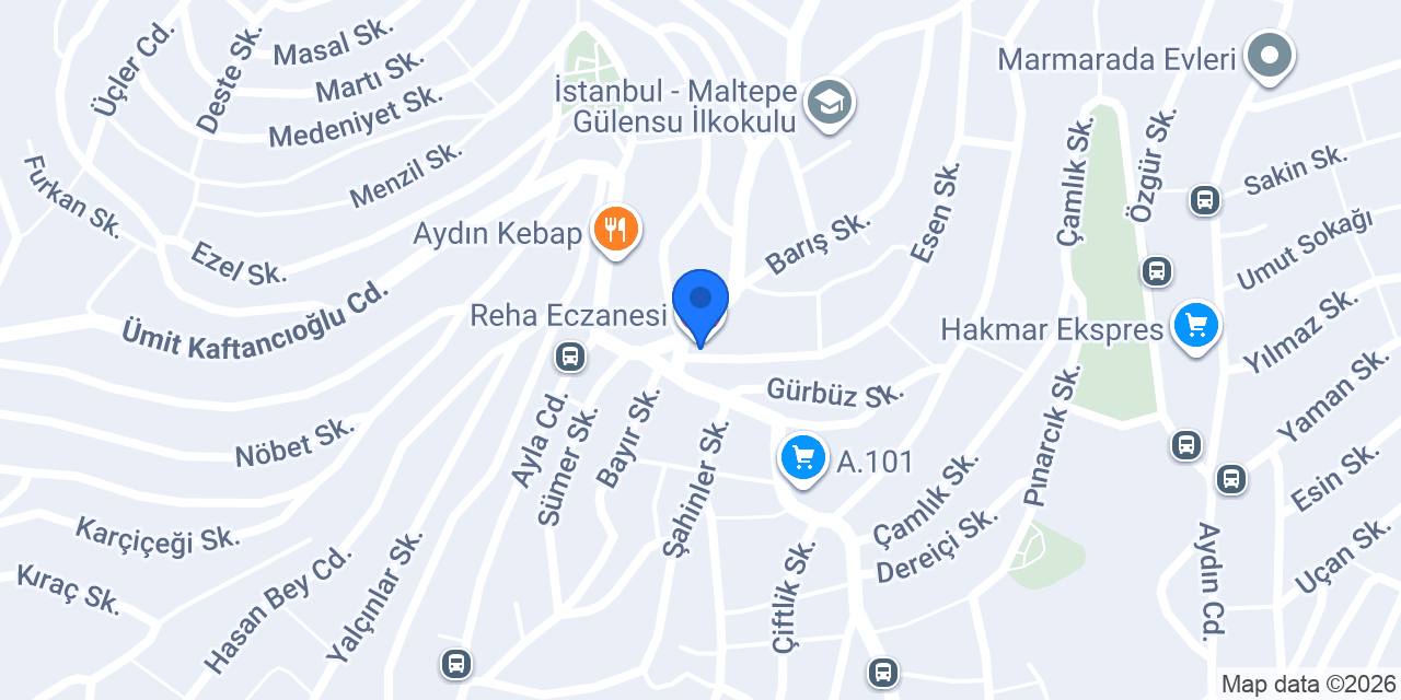 Reha Eczanesi konumu