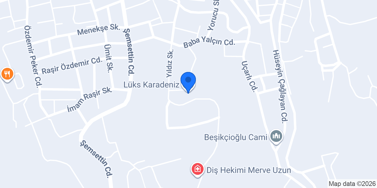 Lüks Karadeniz konumu