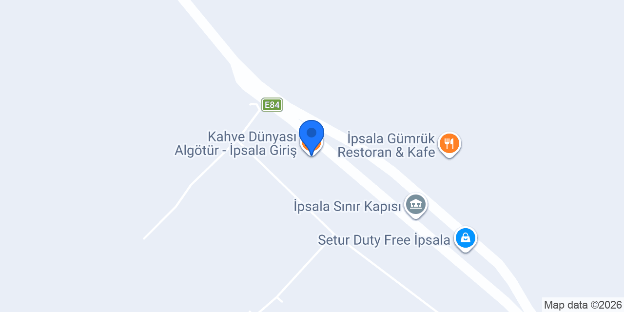 Kahve Dünyası Algötür - İpsala Giriş konumu