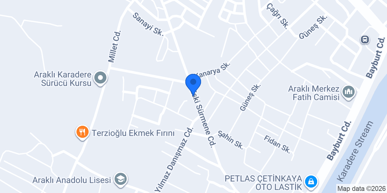 Asil Yapı Market konumu