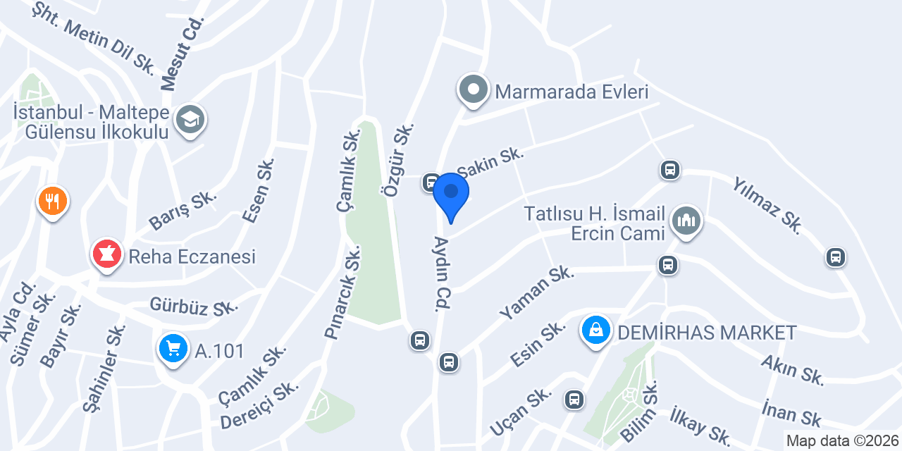 Tüfekçioğlu Kurye konumu