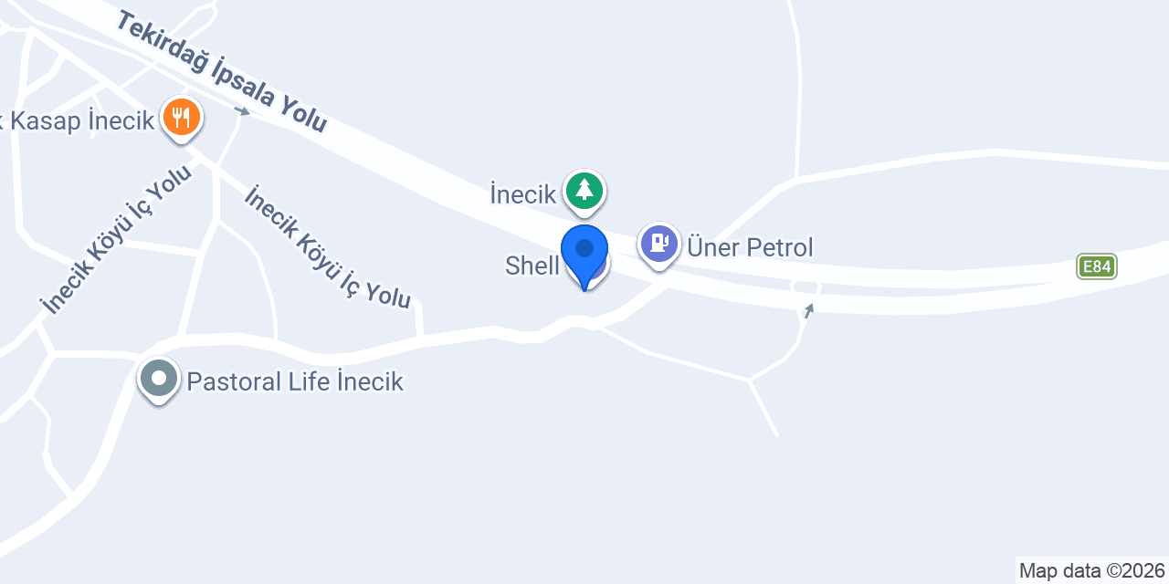 Shell Recharge Şarj İstasyonu konumu