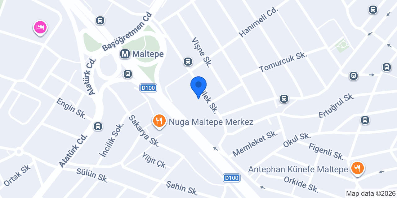 ERA Koleji Maltepe Kampüsü konumu