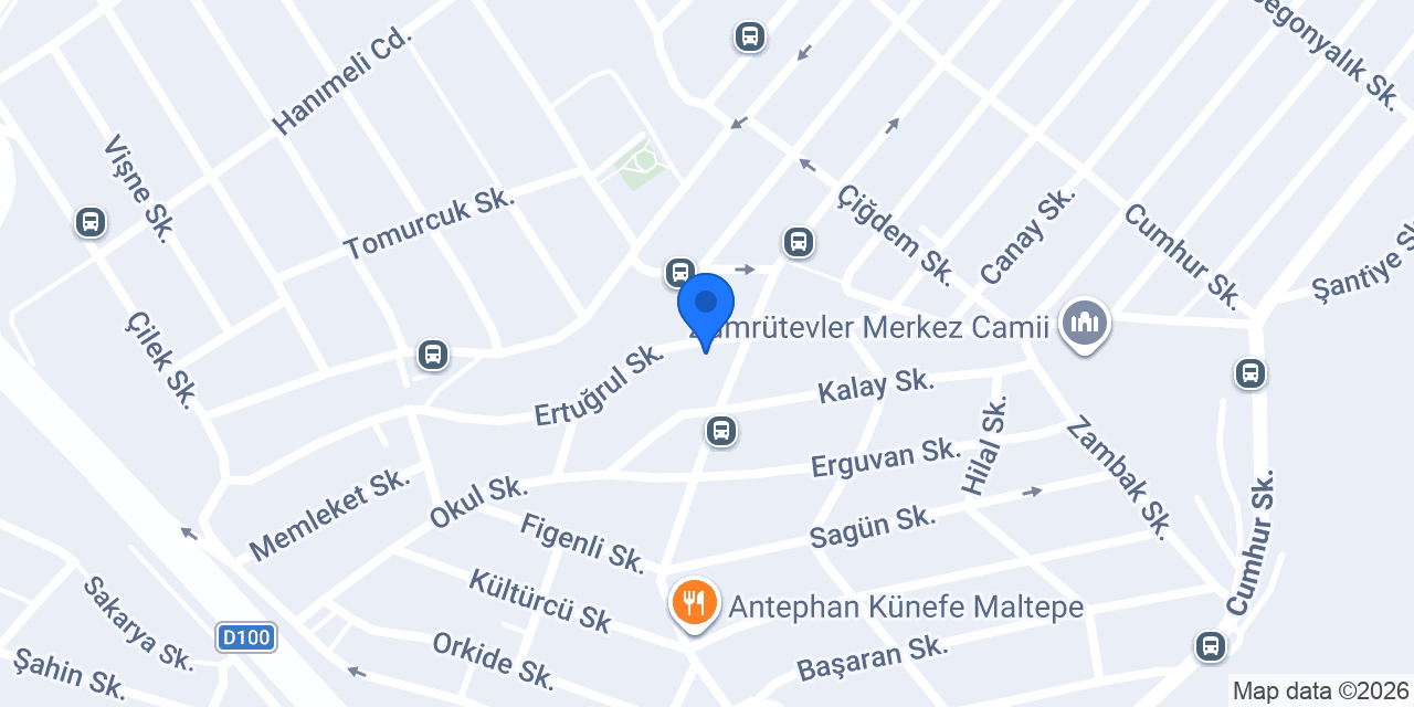 Maviden Alüminyum konumu