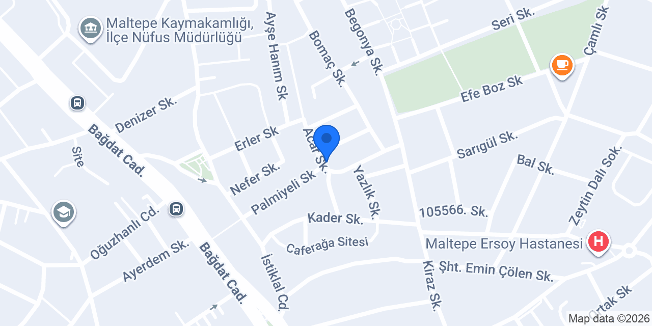 Yüzevler Erkek Kuaför konumu