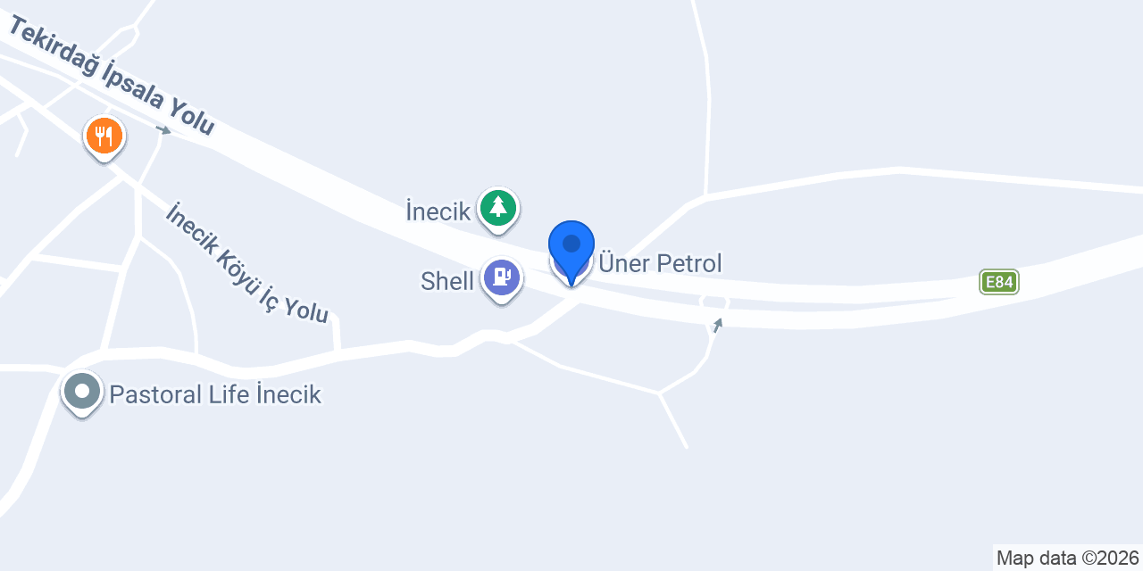 Üner Petrol konumu