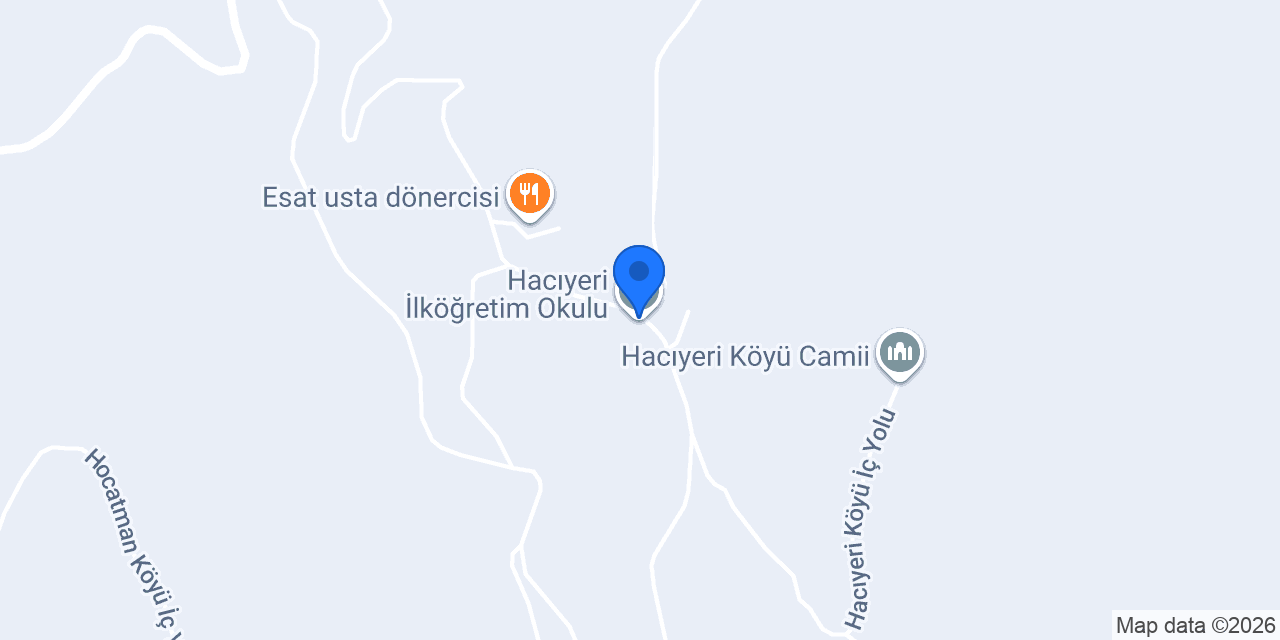 Hacıyeri İlköğretim Okulu konumu