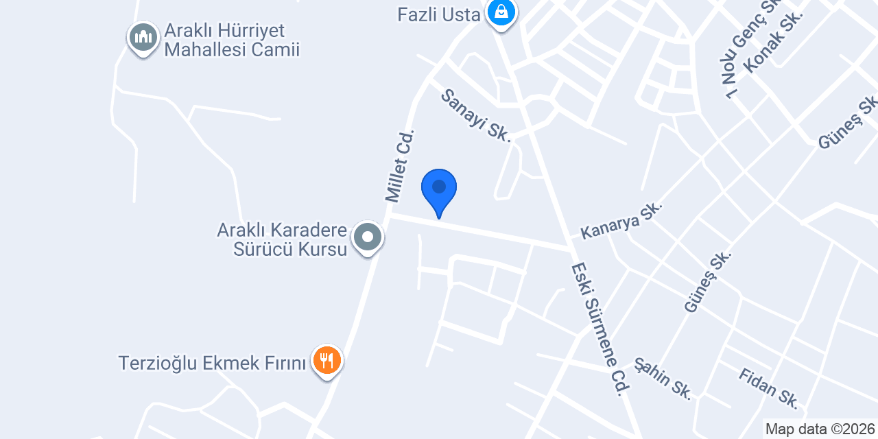 Kuzey Yufka konumu