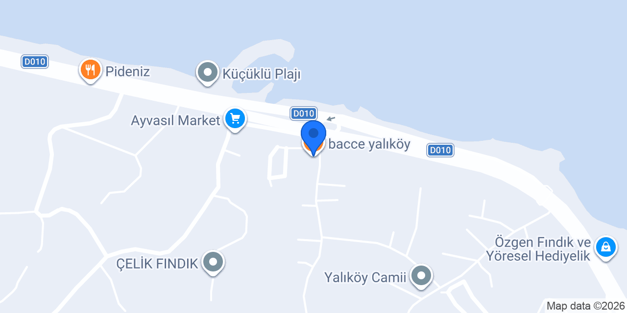 bacce yalıköy konumu