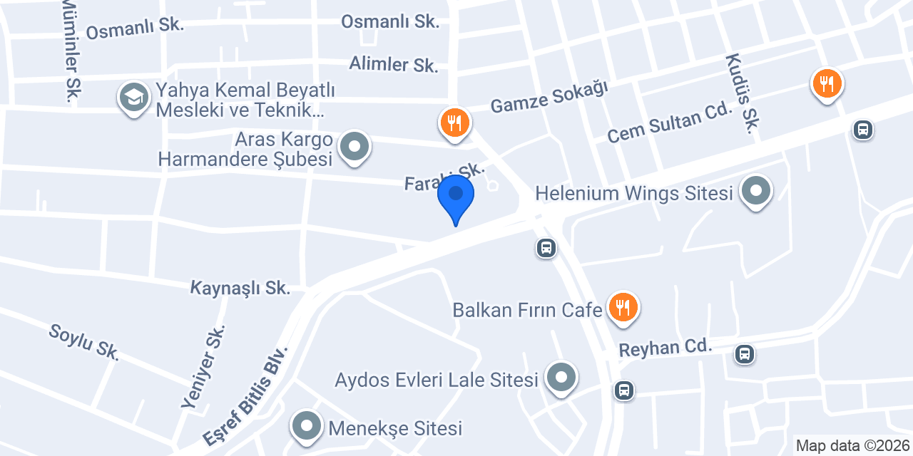 Keyf-i Âlâ Tekel Bayii konumu