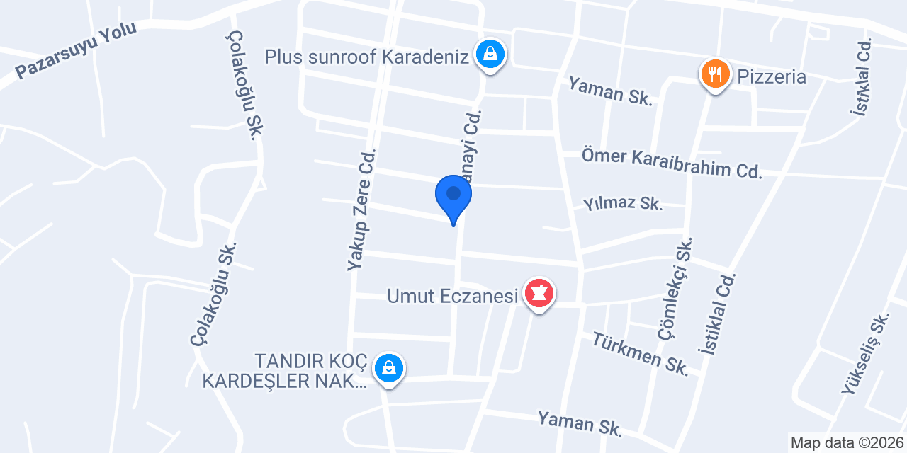 Sinan Oto Boya konumu