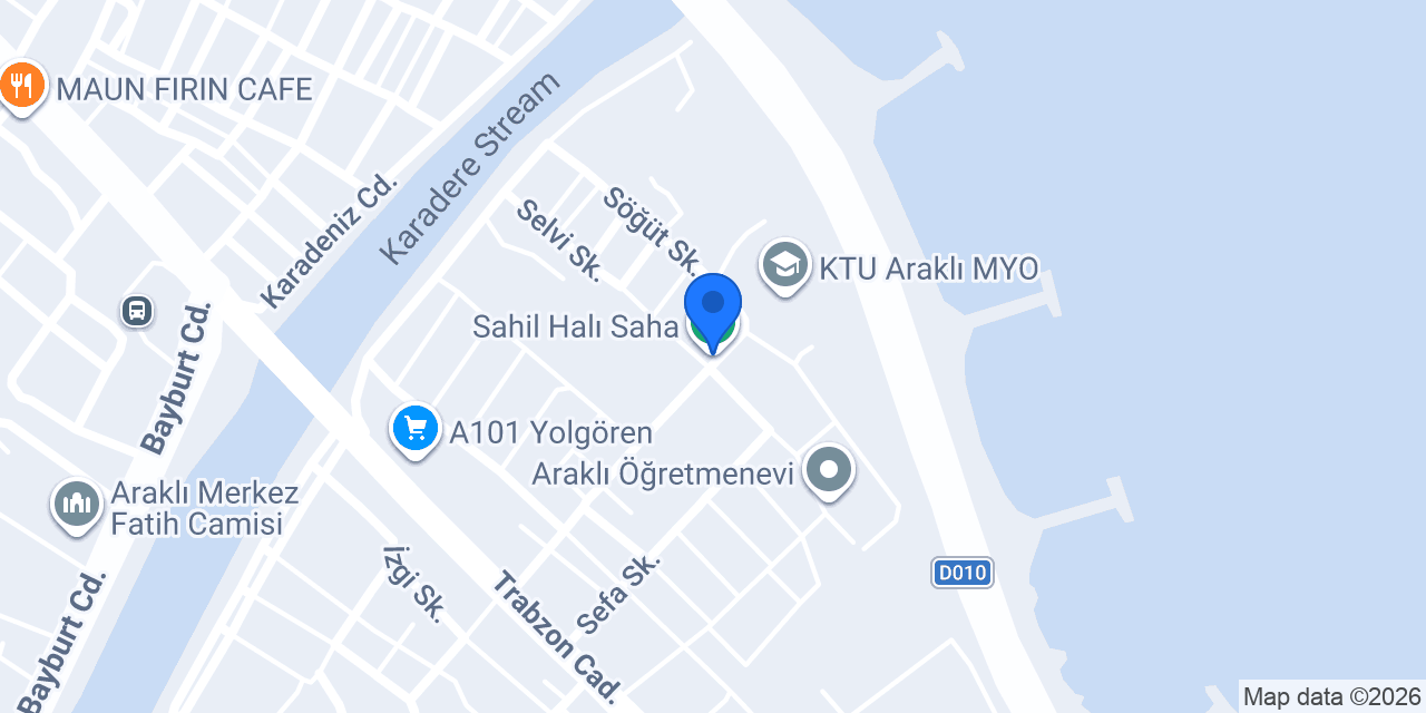 Sahil Halı Saha konumu
