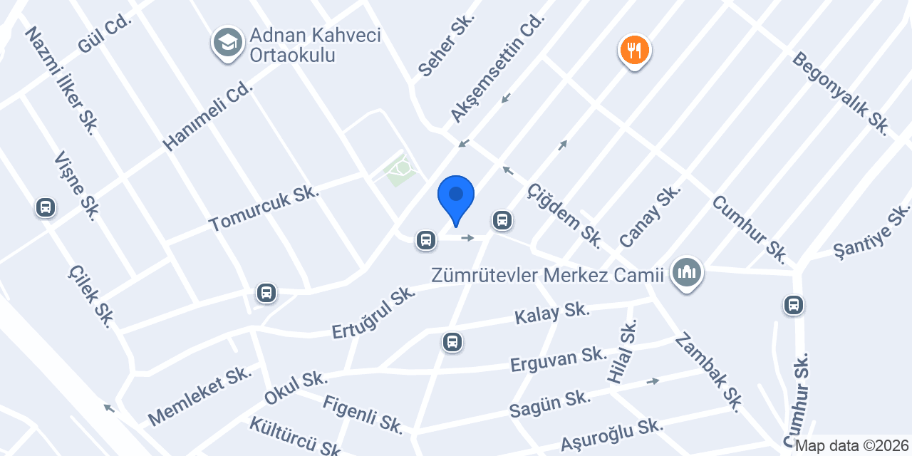Efendyhome Mobilya konumu
