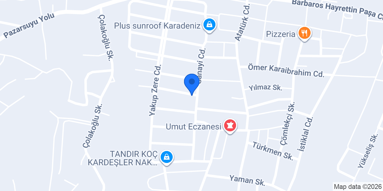 Karaman Makine (TORNACI) konumu