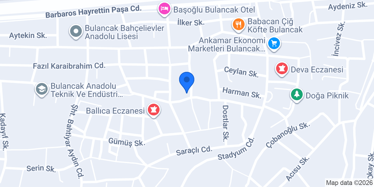 Otel Seymen konumu