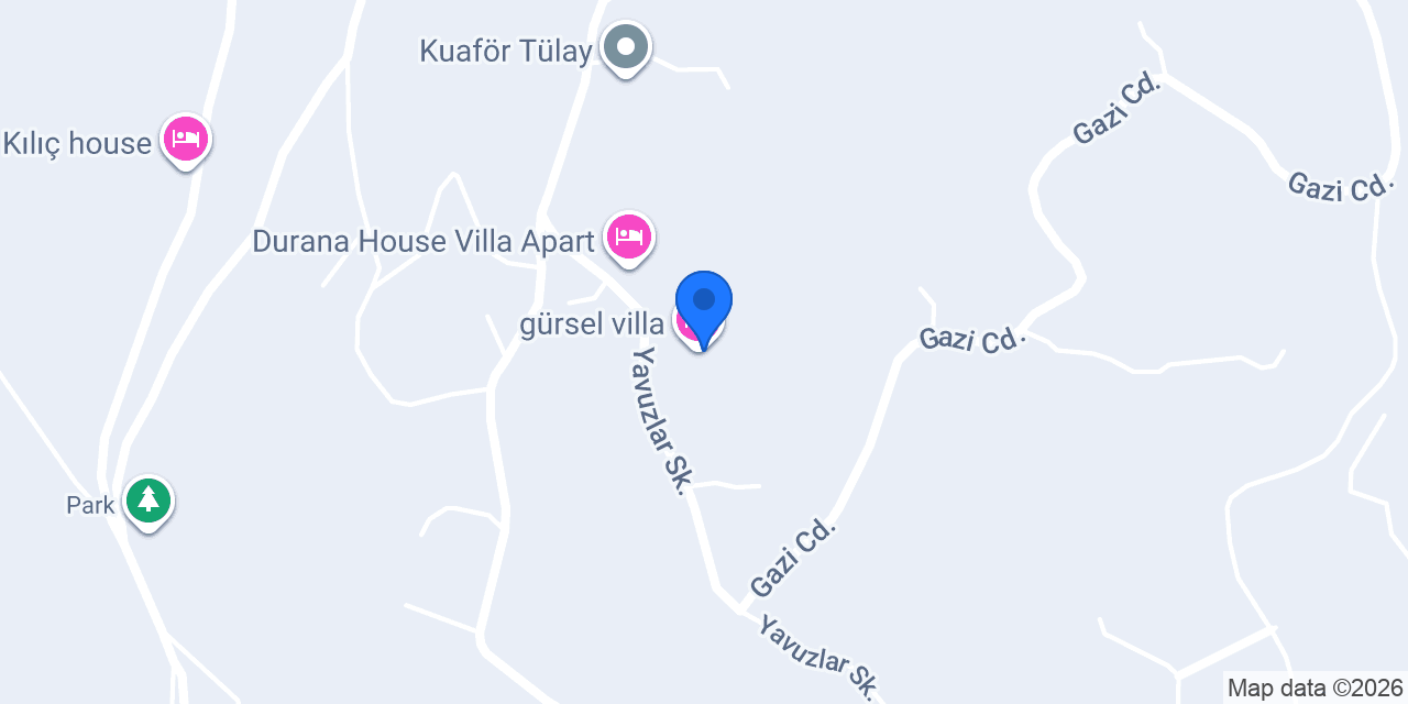 gürsel villa konumu