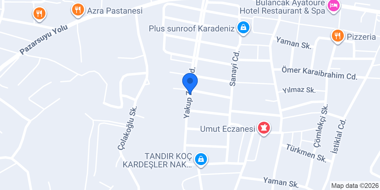 Güneysu Oto Lastik konumu