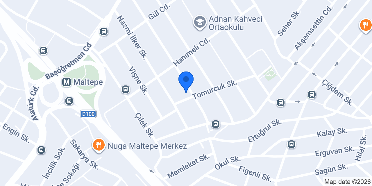 MARUF TEKNOLOJİ VE MİMARLIK konumu