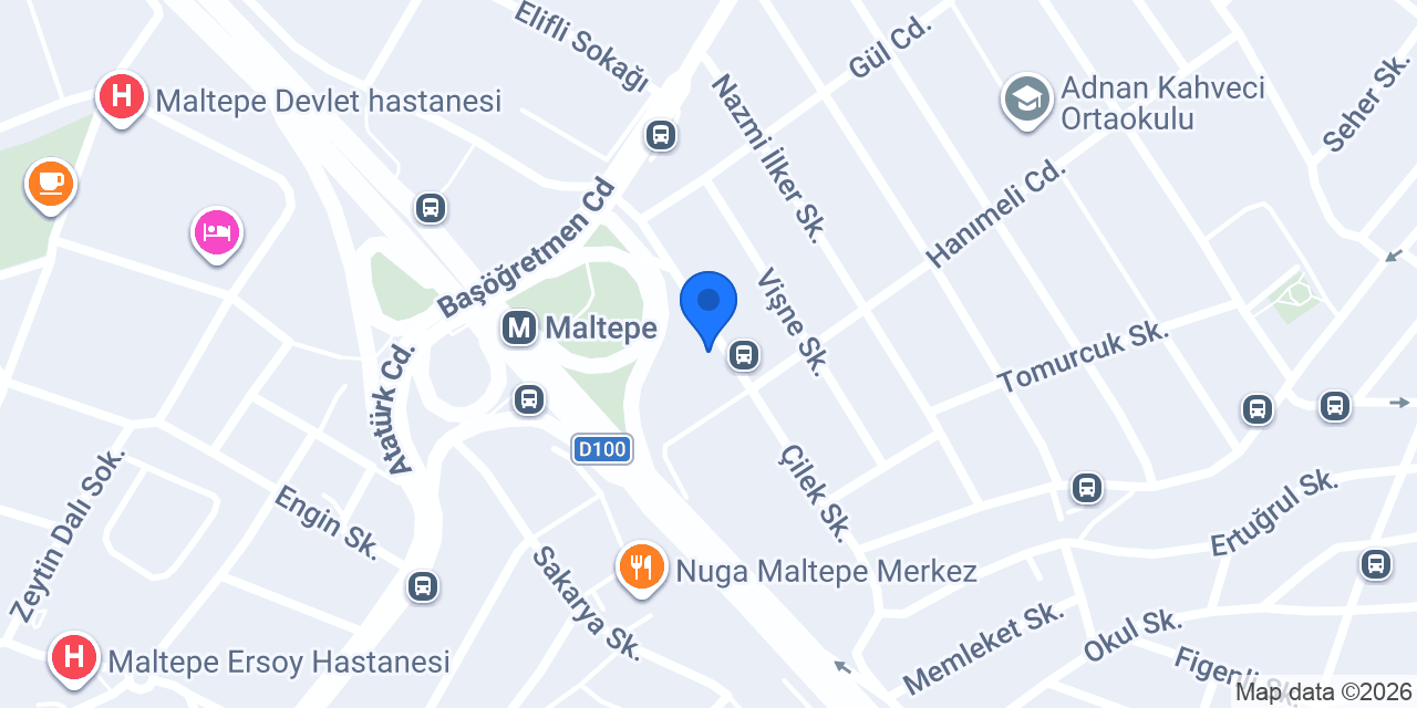 OTOPAZAR MALTEPE konumu