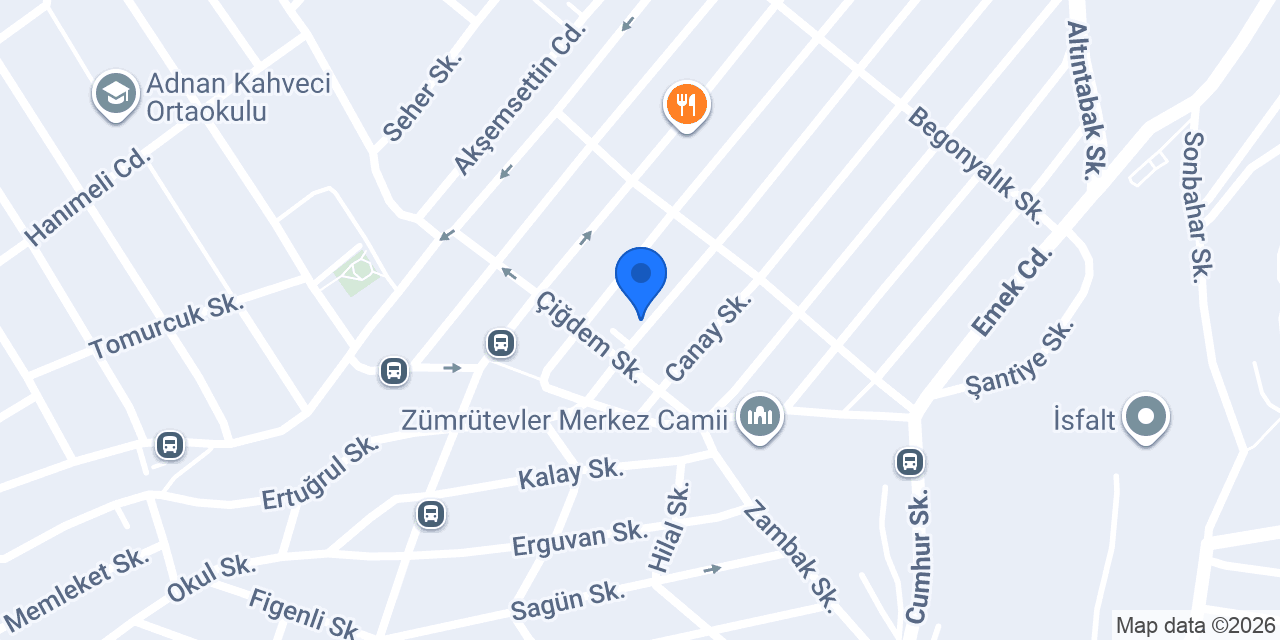 SMMM Tuğba AŞKIN konumu