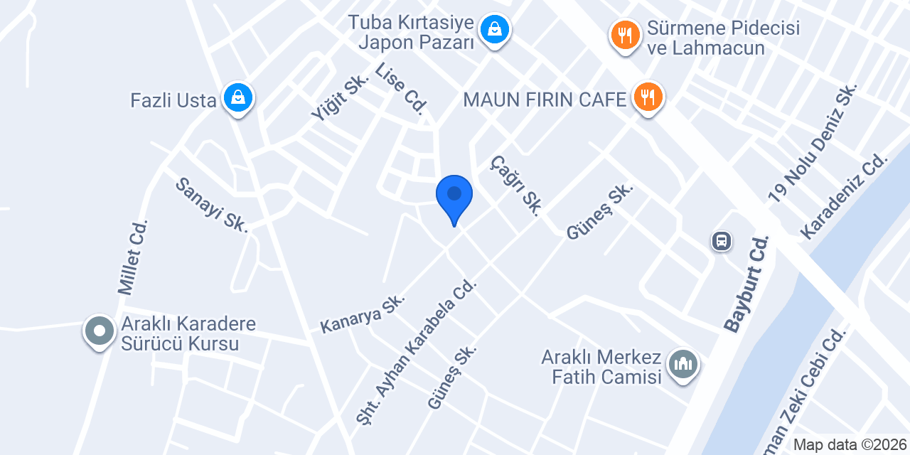 ÖZEN GIDA konumu