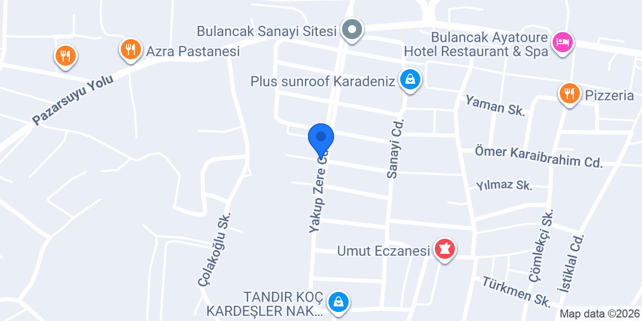 Bekteş FERFORJE konumu