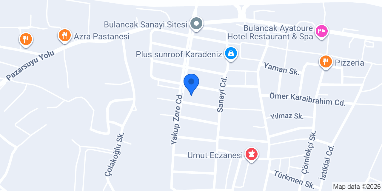Aktay Mobilya konumu