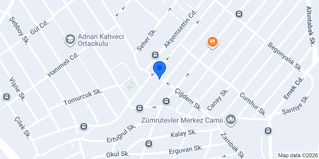 Zümrüt Nalburiye Yapı Malzemeleri konumu