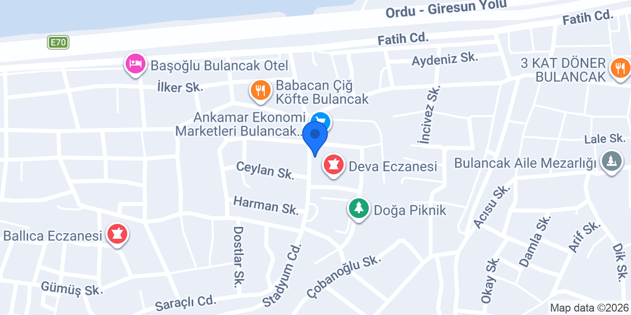 SANVER PİDE VE LAHMACUN SALONU konumu