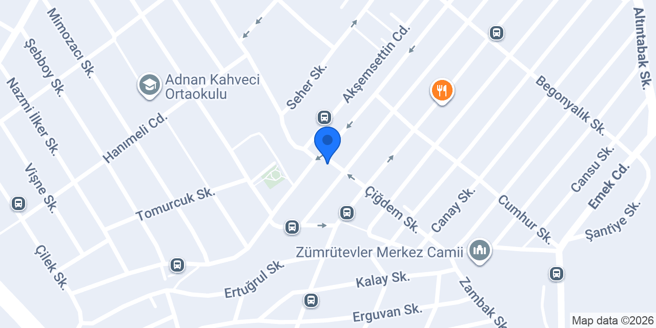 Feyza Butik Terzi konumu