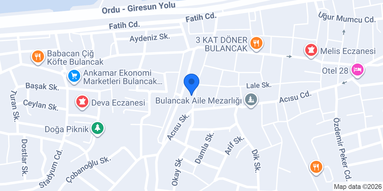 ödemiş yapı doğalgaz bulancak giresun konumu
