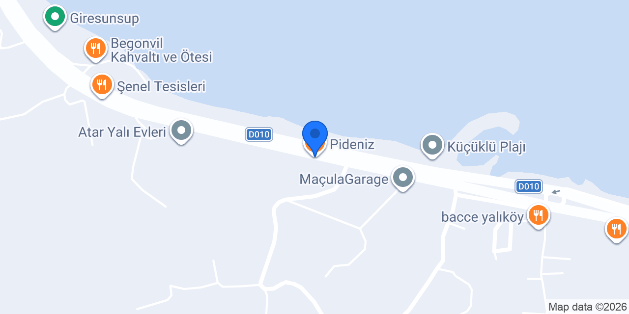 Pideniz konumu