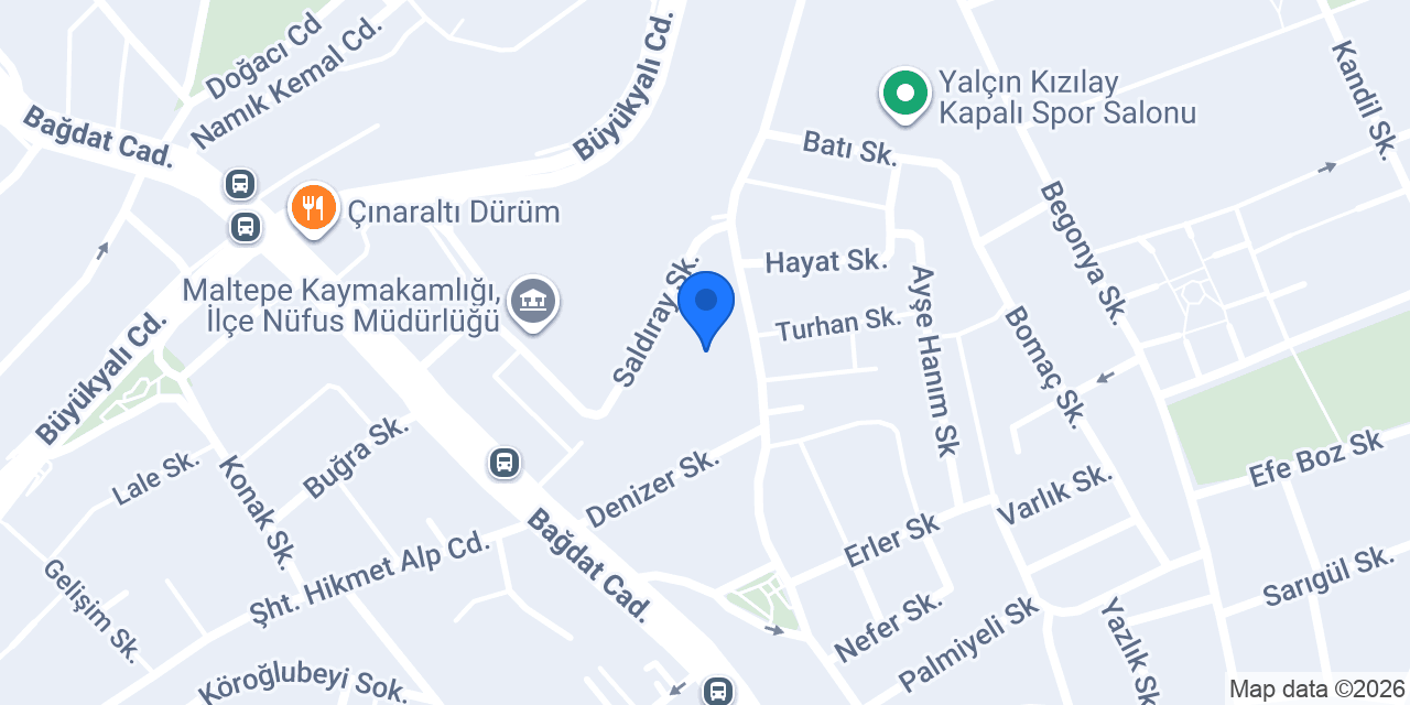 Bluuh Baby Spa Maltepe konumu