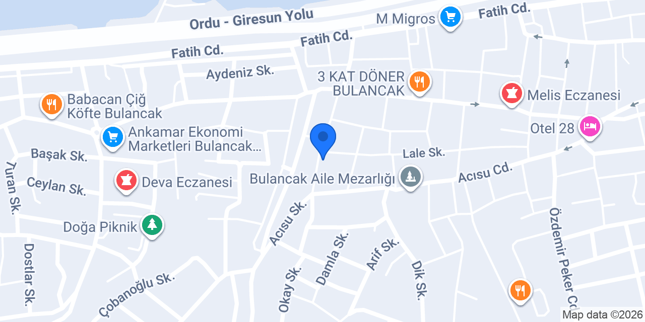 Sarıgül Fındık Ticaret konumu