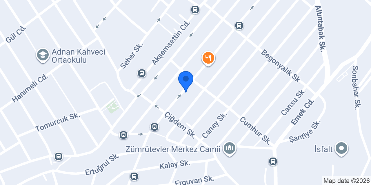 Beko Ege Mobilya konumu