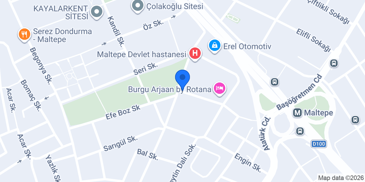 İnvitrocare Evde Bakım Merkezi konumu