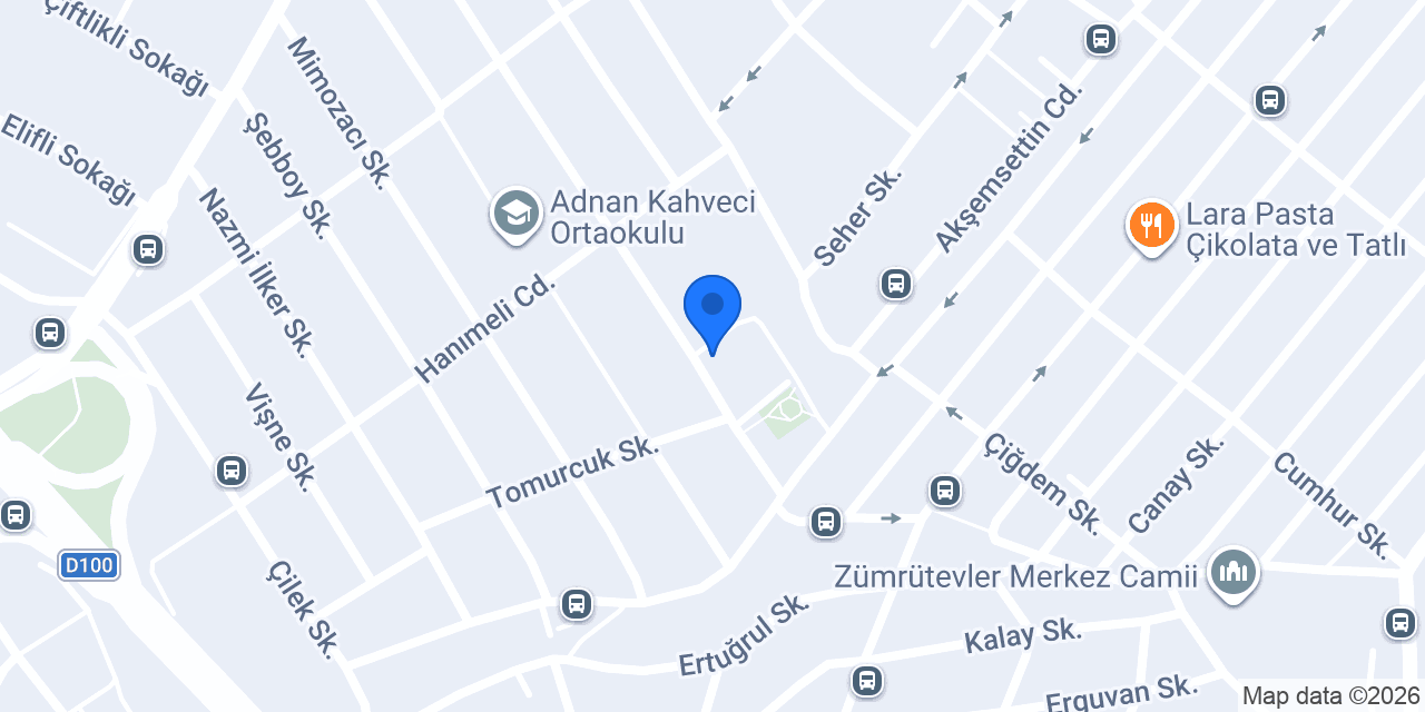 Öztürk Dekorasyon konumu