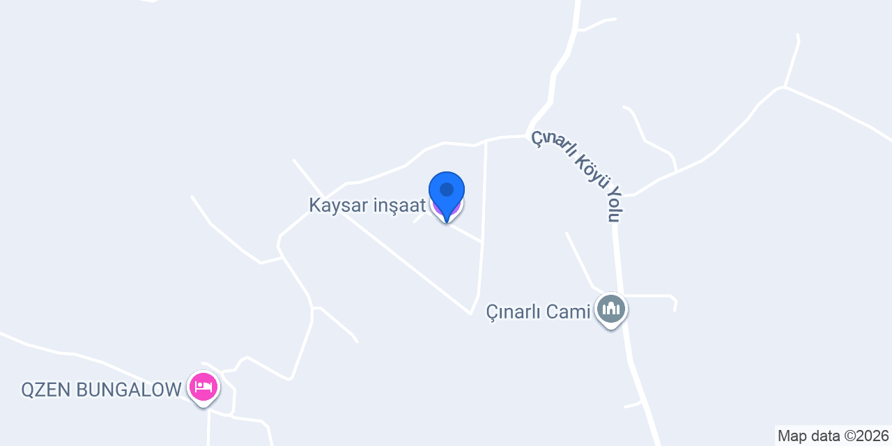 Kaysar inşaat konumu