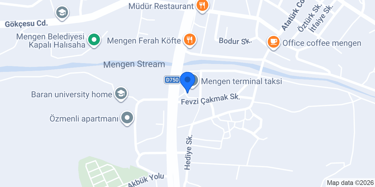 Mengen Taksi konumu