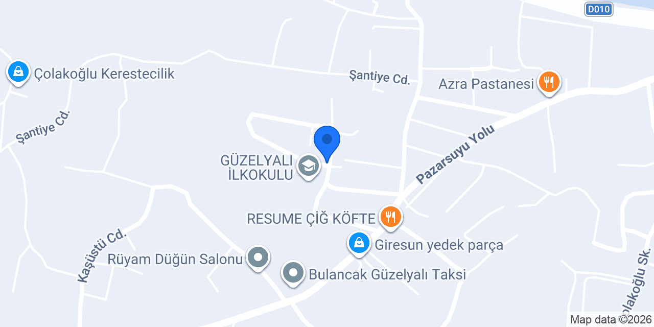 Bulancak Oto Aksesuar konumu