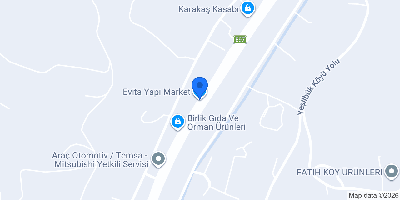 Evita Yapı Market konumu