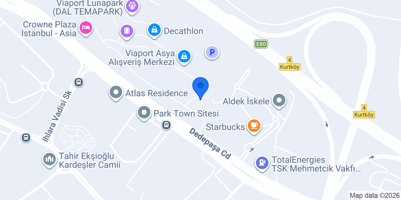 Yapı Kredi - Viaport Şubesi konumu
