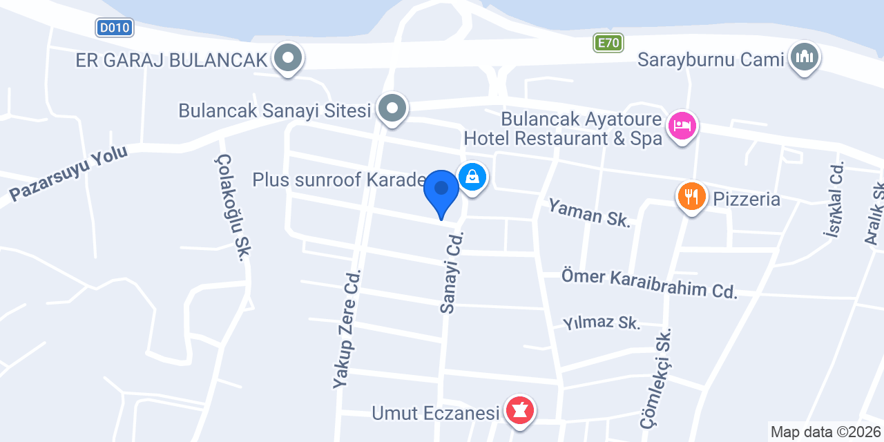 Torunoğlu Oto Mekanik konumu