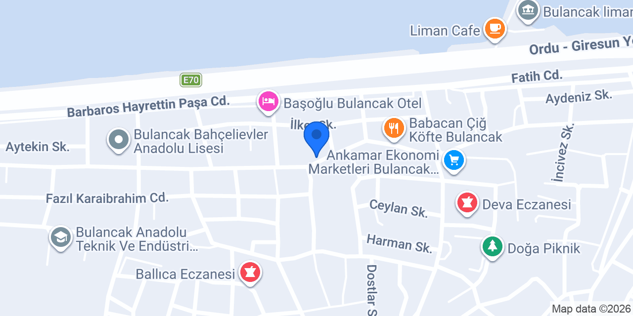 Güner tavuk döner konumu