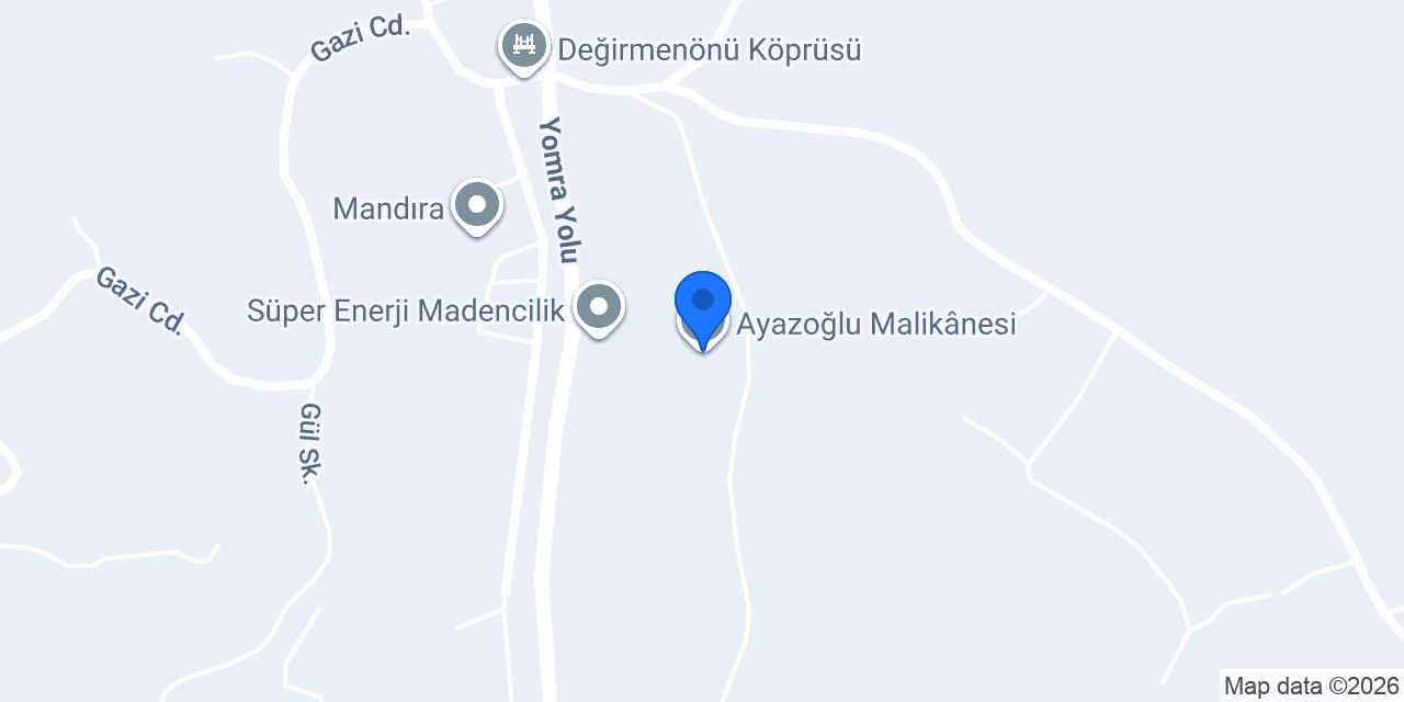 Ayazoğlu Malikânesi konumu
