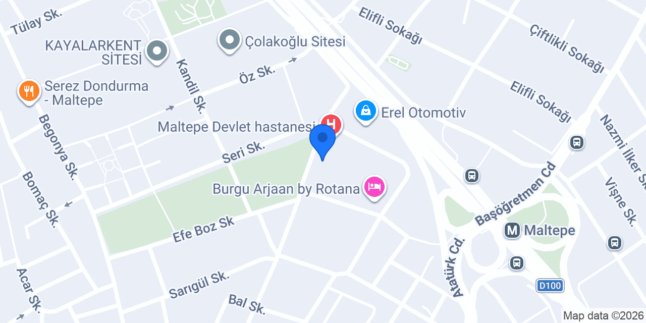 Maltepe Devlet Hastanesi - Acil Servis ( 7/24 ) konumu