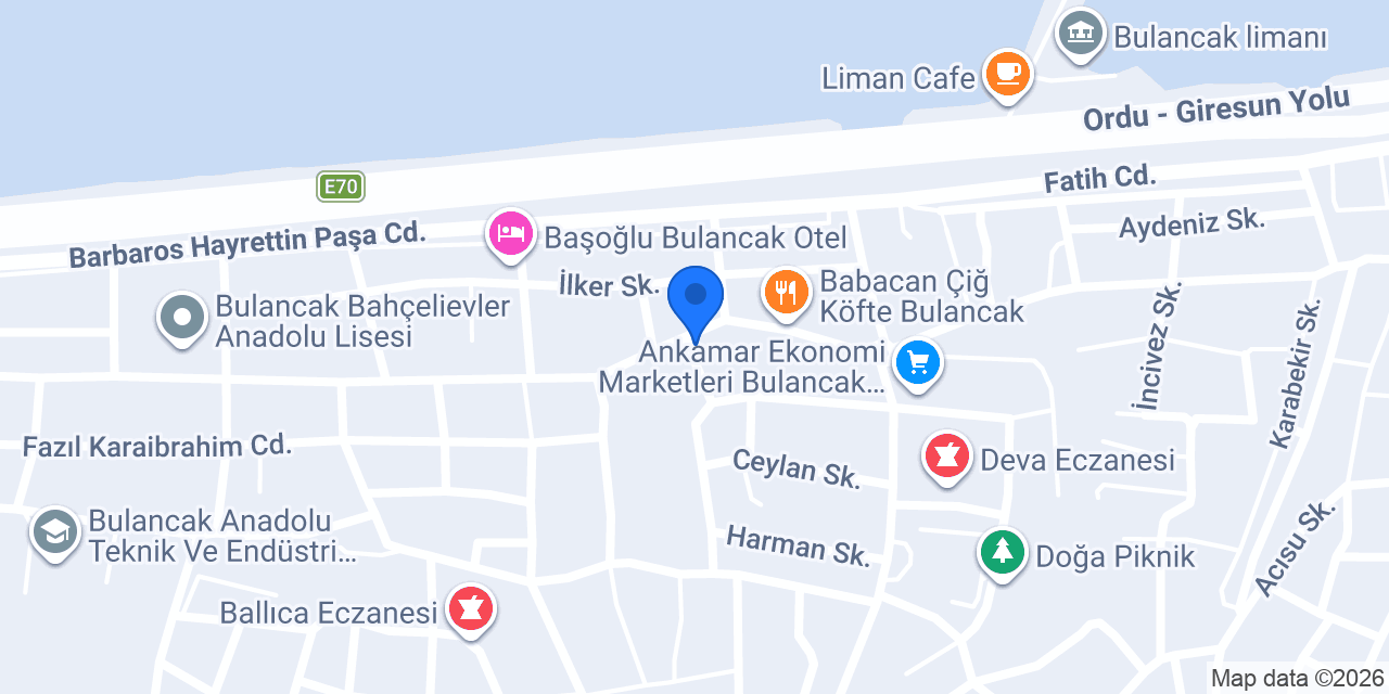 MEKAN YATAK BAZA konumu